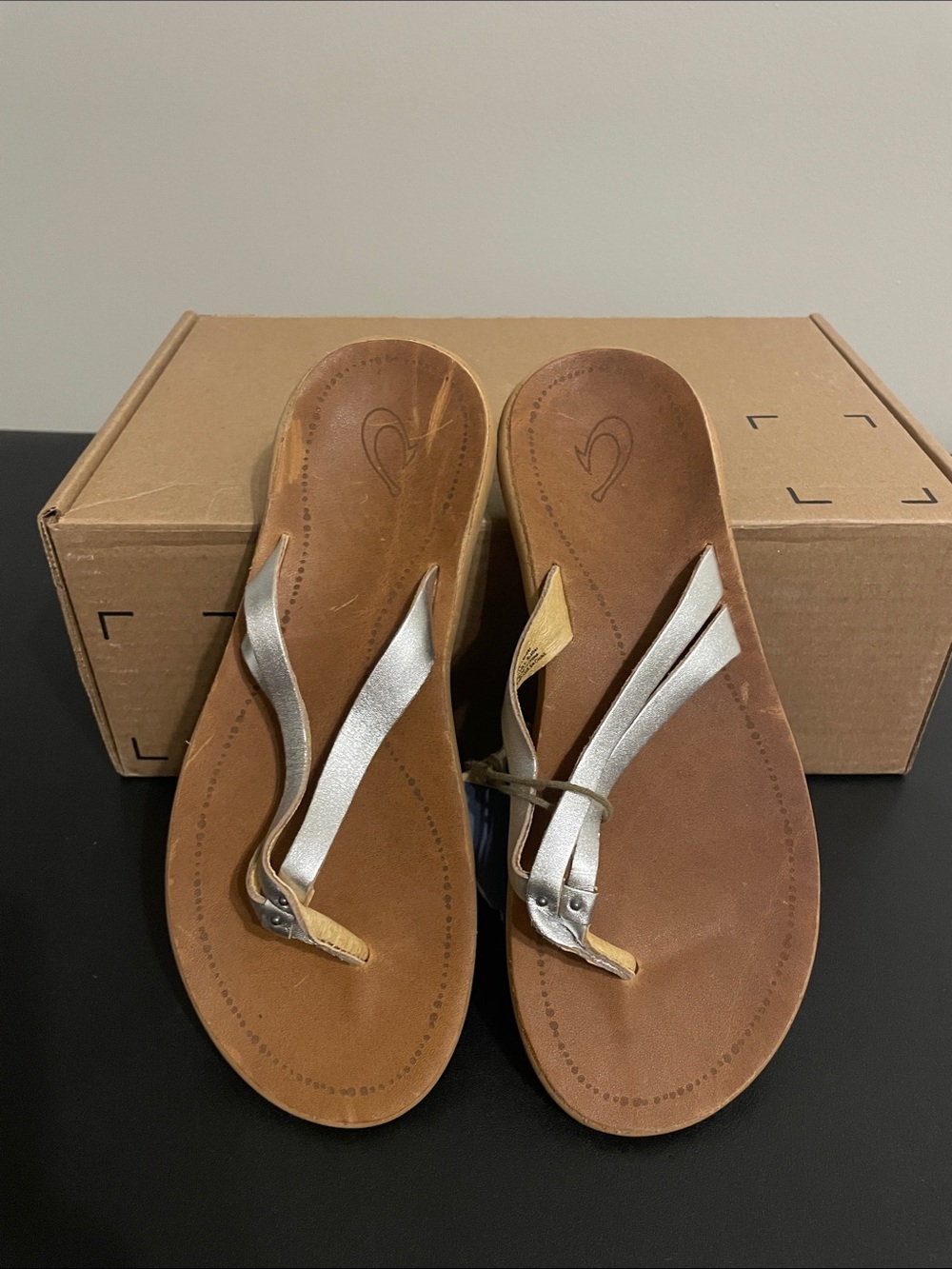Olukai Kapehe Luana Silver/Sahara Women’s JB - Picture 2 of 5